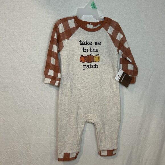 Celebrate It Other - Infant 6/9 Month Unisex Thanksgiving Take Me To The Patch Outfit Jumper